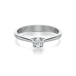 Pierścionek z białego złota z diamentem AJPZ_004